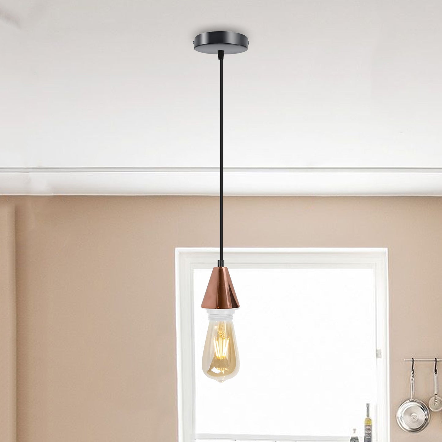 Industrial Pendant Lighting Kitchen Island Hanging Lamps E27~1276