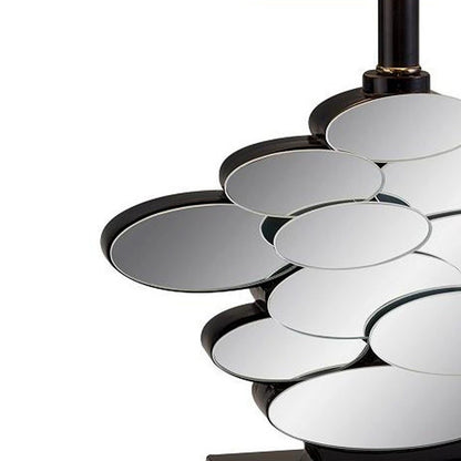 Beautiful Bronzed Table Lamp with Glass Accents-4