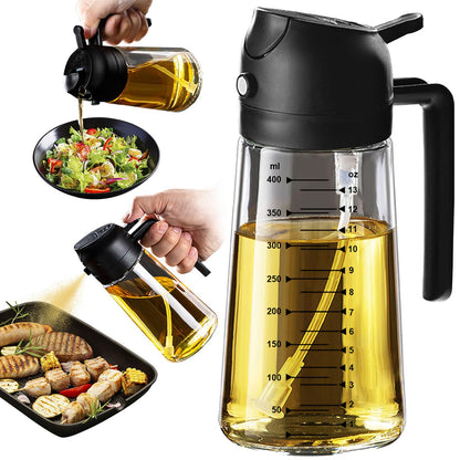 16oz/470ml Glass Olive Oil Sprayer for Cooking