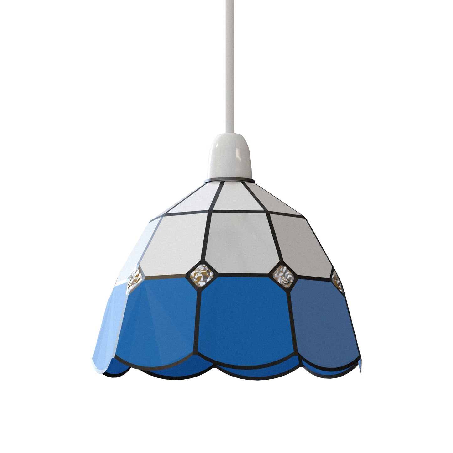 Colored Glass Lamp Pendant Lighting Shades~4542