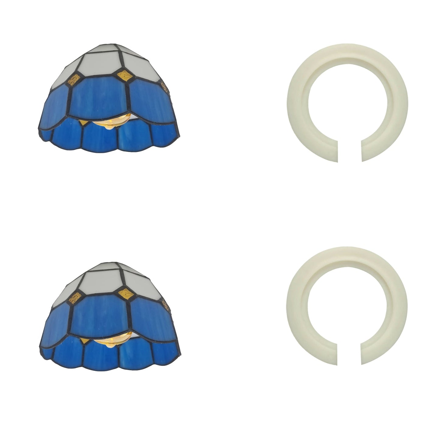 Colored Glass Lamp Pendant Lighting Shades~4542