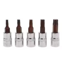 Rafford 5 Pcs Torx Screwdriver Bits 1/4 Inch Drive Socket Head Tools