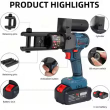 Hydraulic Crimping Tool SL-240 90KN Electric Wire Crimper