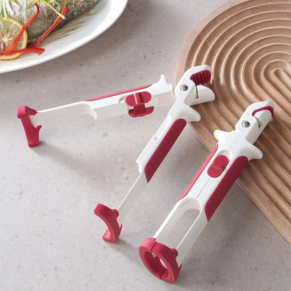 2in1 Anti-Scald Secure Grip Bowl Holder