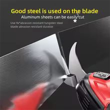 Cordless Electric Scissors 2 Blades Portable