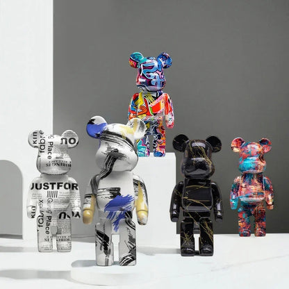 27cm/10Inches Graffiti Bear Figurine