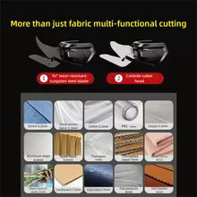 Cordless Electric Scissors 2 Blades Portable