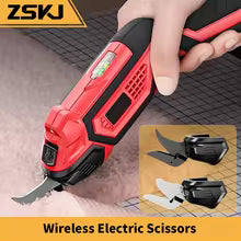 Cordless Electric Scissors 2 Blades Portable