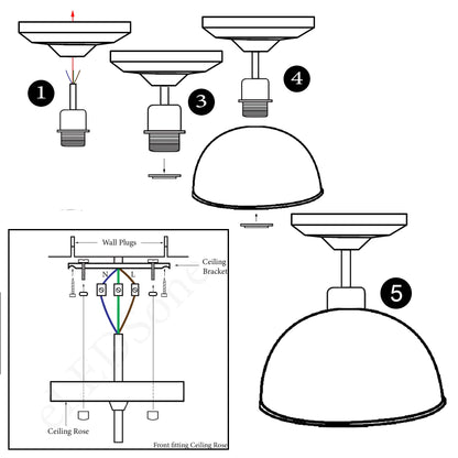 Flush Mount Lamp Hallway Lighting~1637