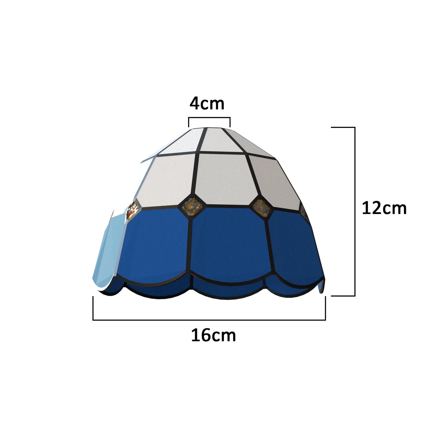 Colored Glass Lamp Pendant Lighting Shades~4542