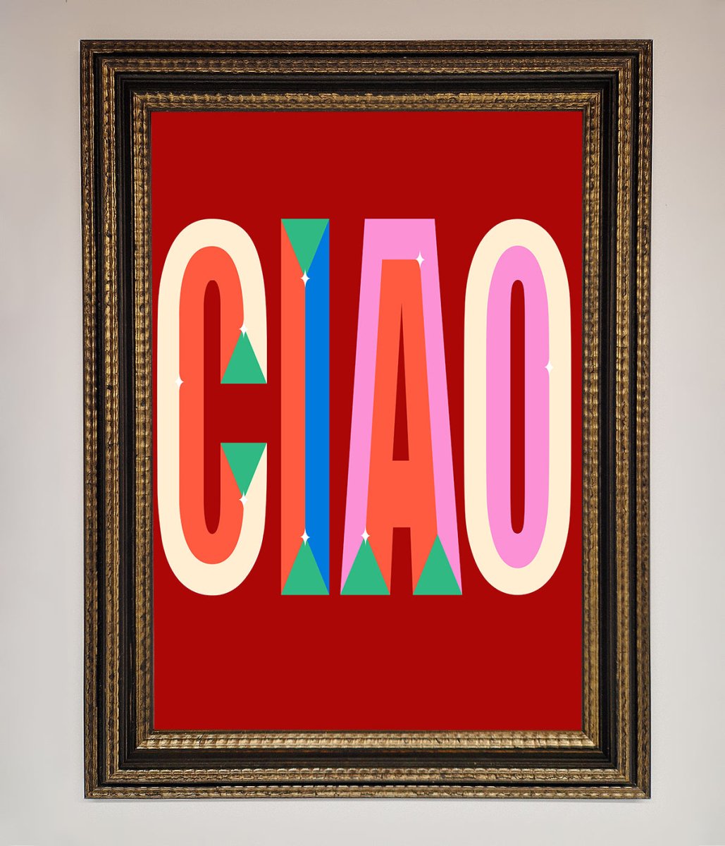 CIAO Framed Wall Art
