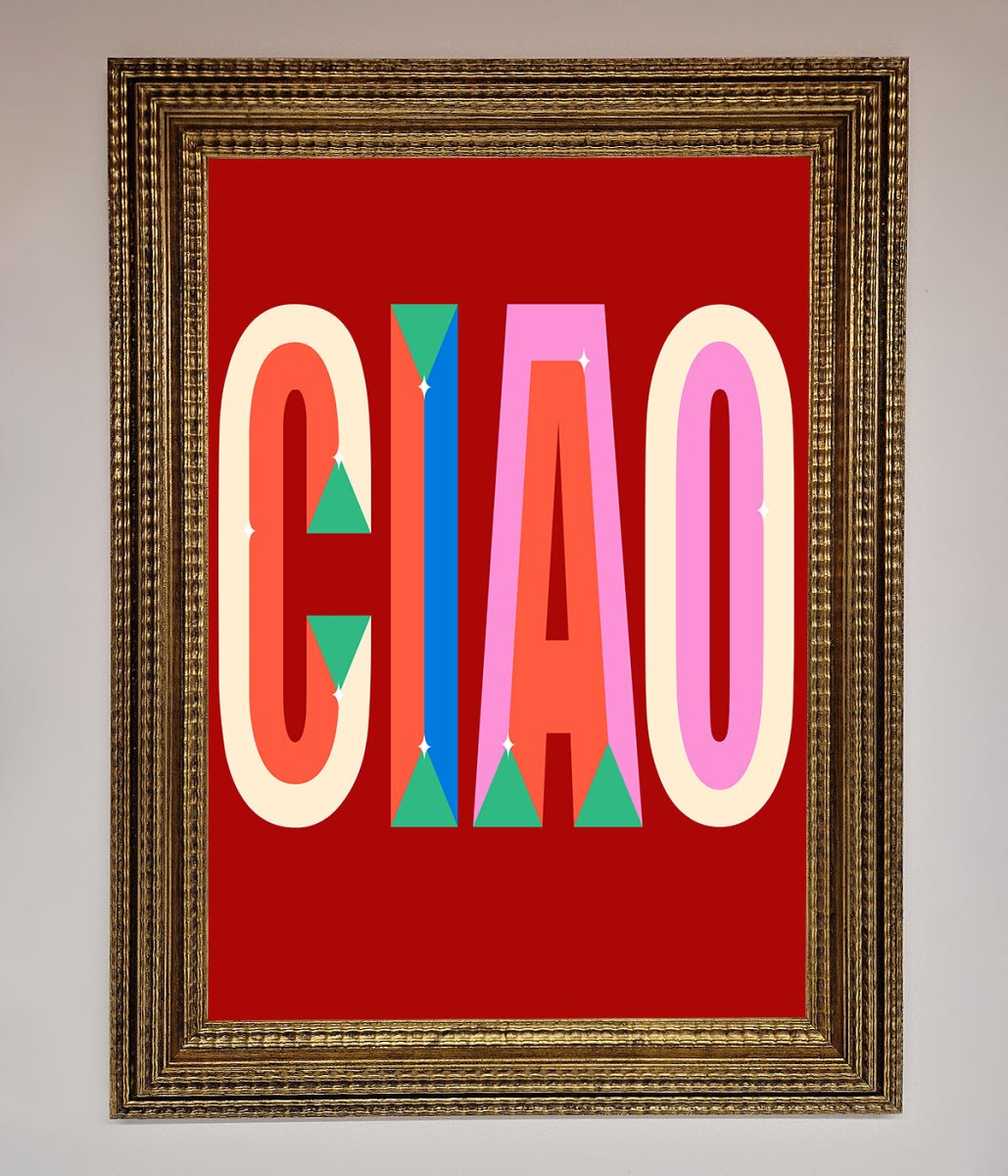CIAO Framed Wall Art