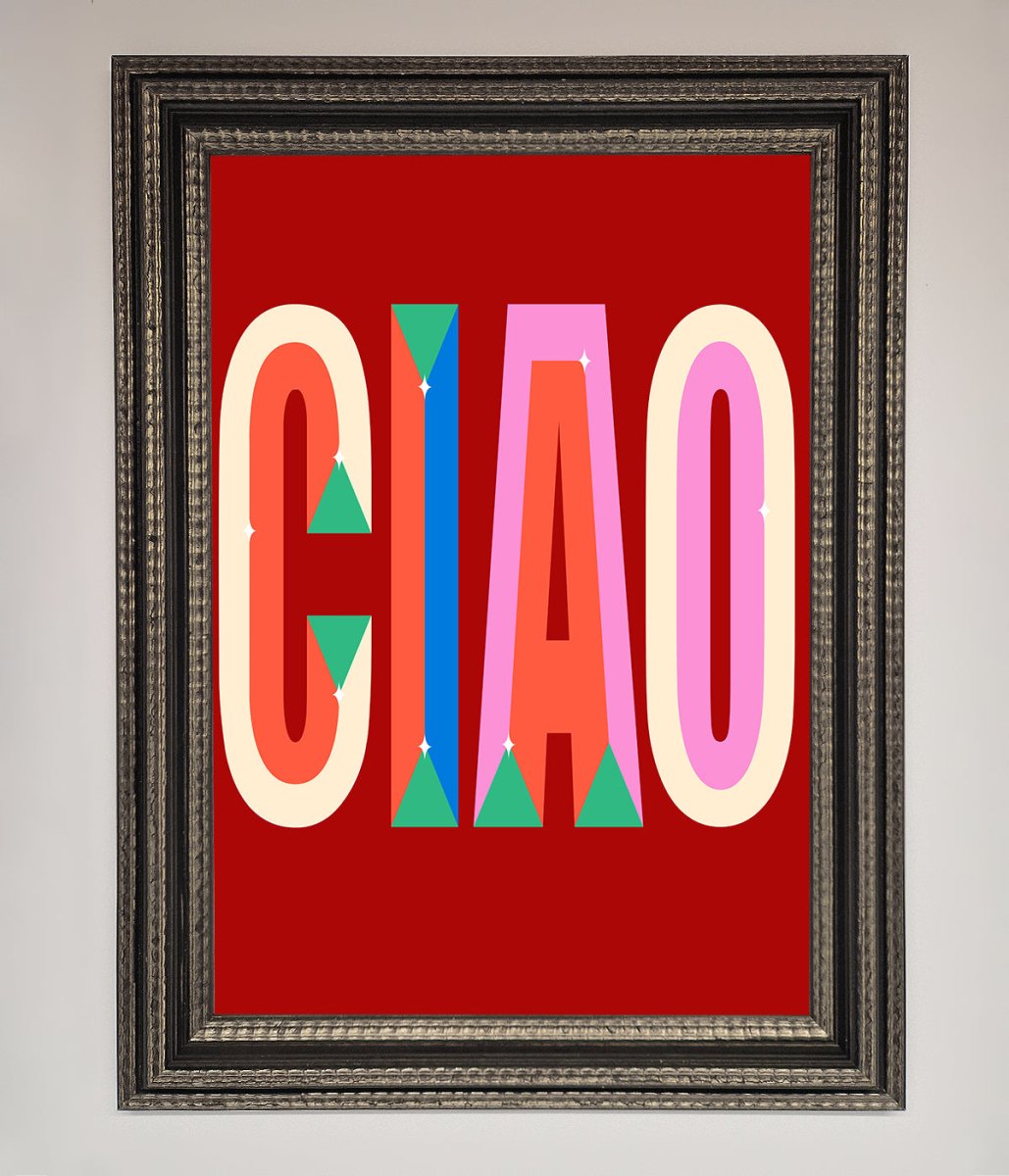 CIAO Framed Wall Art