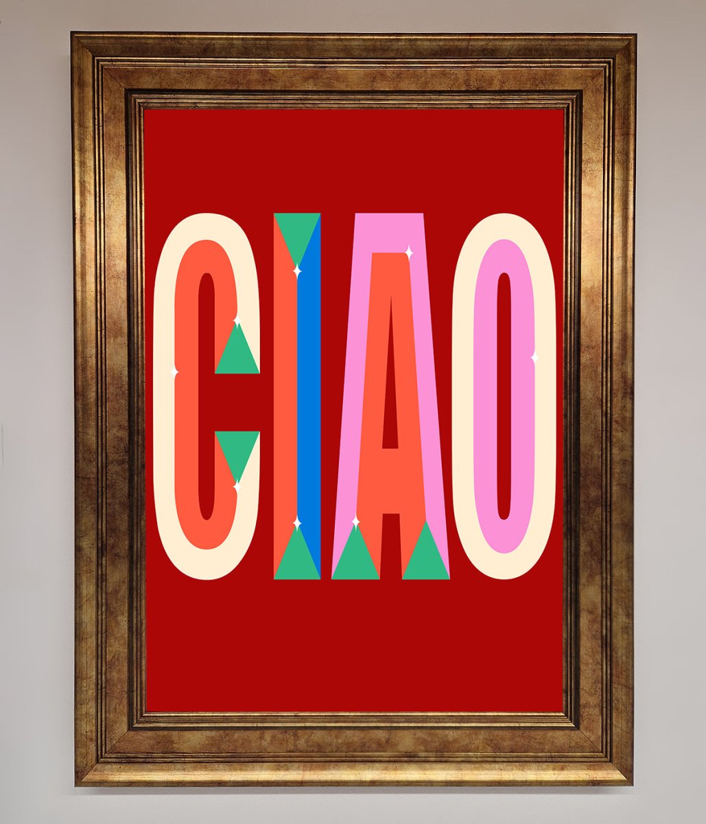 CIAO Framed Wall Art