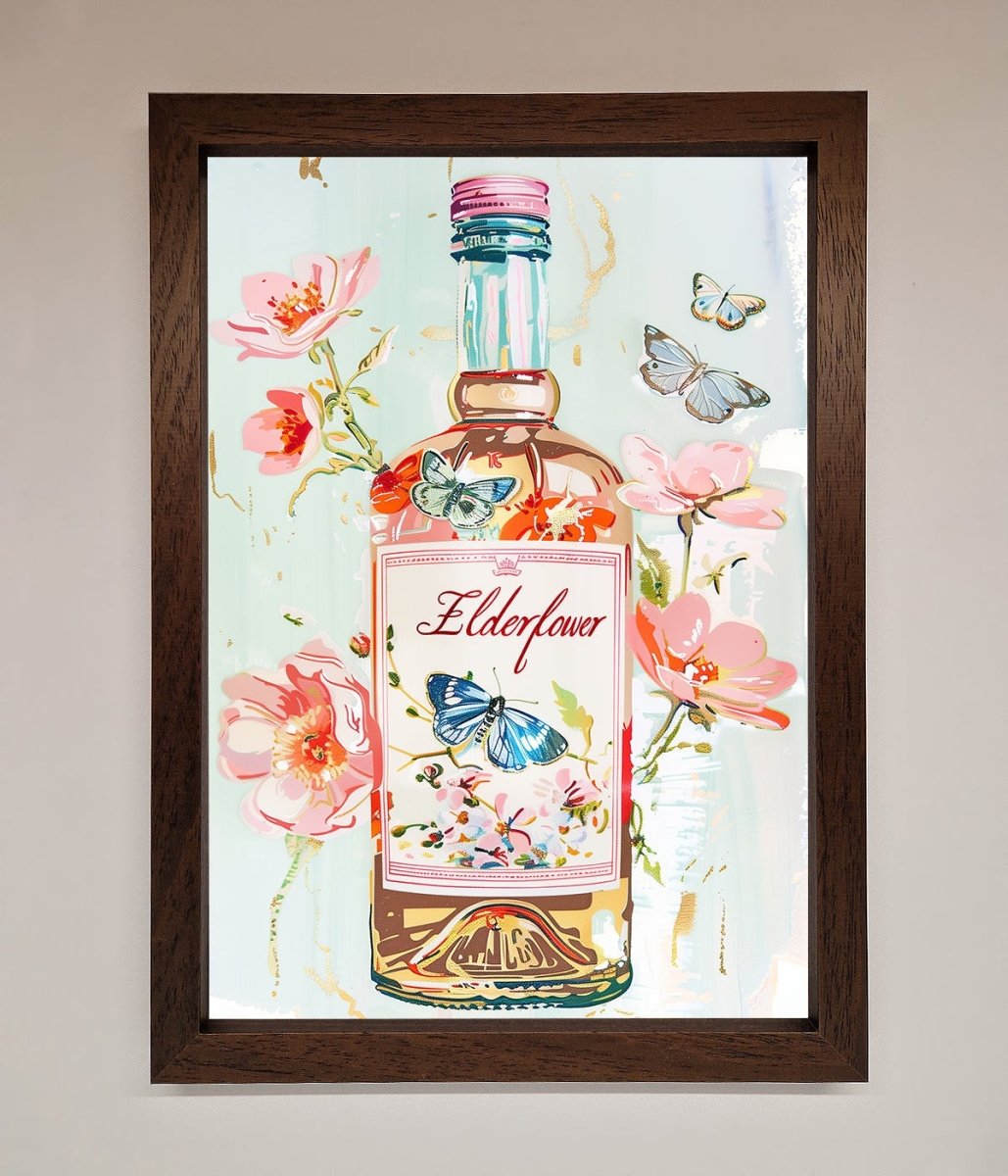 Elderflower Wine Framed Wall Art