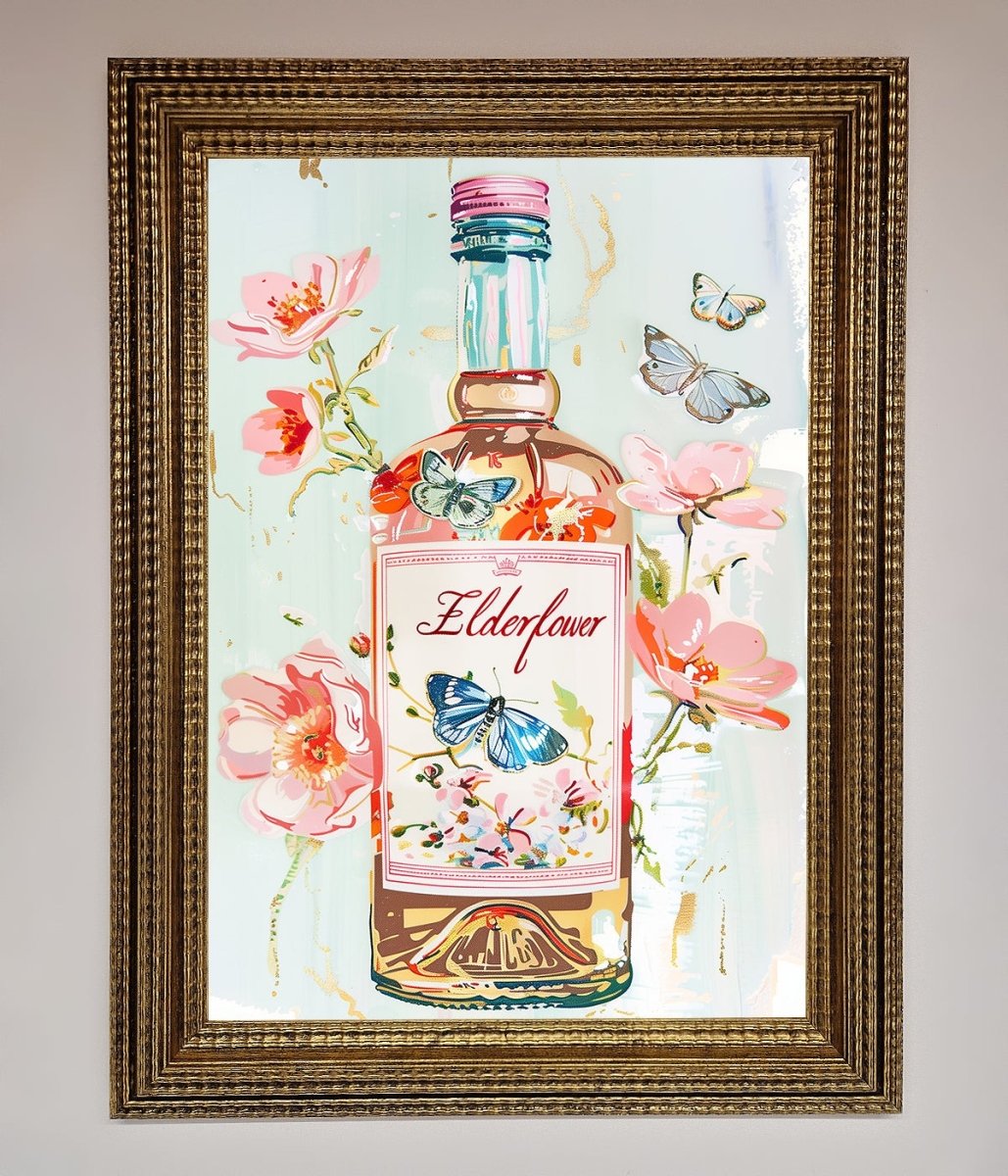 Elderflower Wine Framed Wall Art