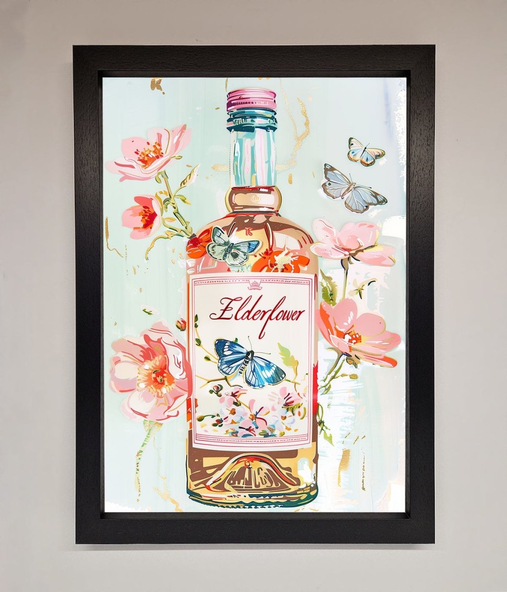 Elderflower Wine Framed Wall Art