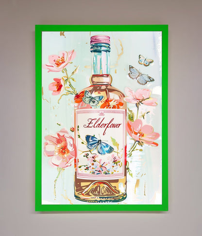 Elderflower Wine Framed Wall Art