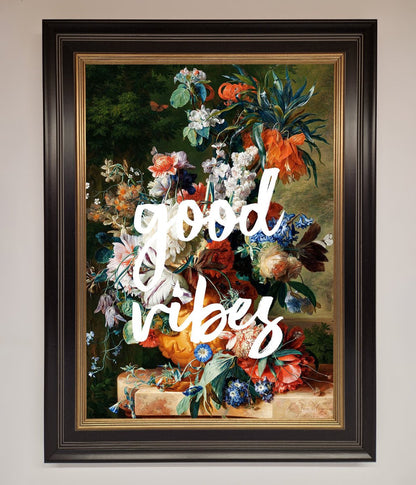 Good Vibes Framed Wall Art