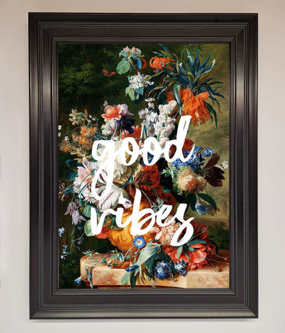 Good Vibes Framed Wall Art