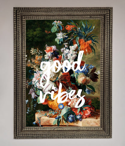 Good Vibes Framed Wall Art