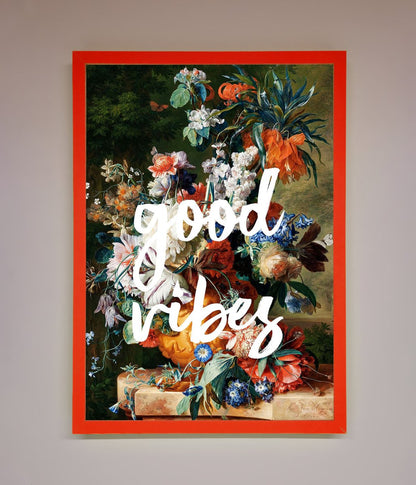 Good Vibes Framed Wall Art