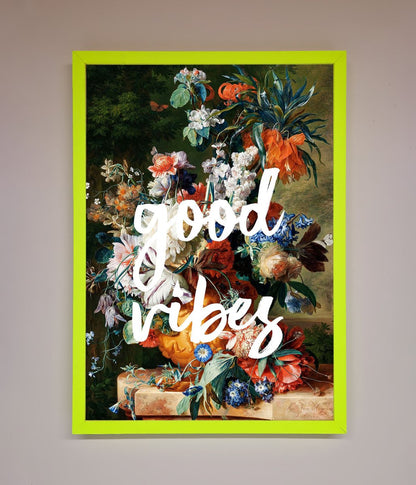 Good Vibes Framed Wall Art