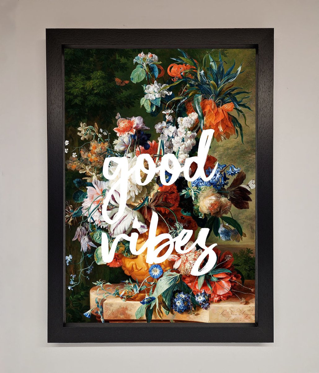 Good Vibes Framed Wall Art