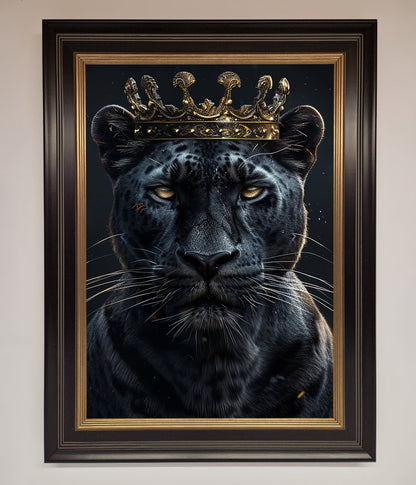 King Panther Framed Wall Art
