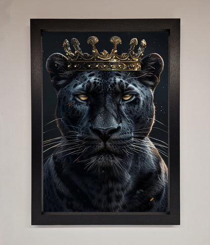 King Panther Framed Wall Art