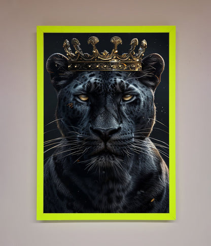 King Panther Framed Wall Art
