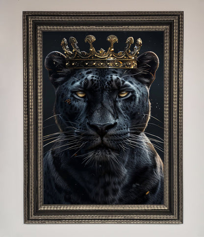 King Panther Framed Wall Art