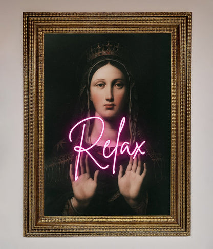 Relax Mate Framed Wall Art