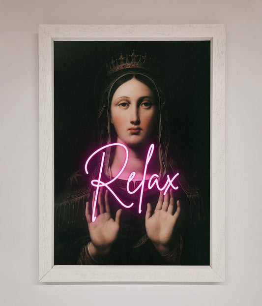 Relax Mate Framed Wall Art