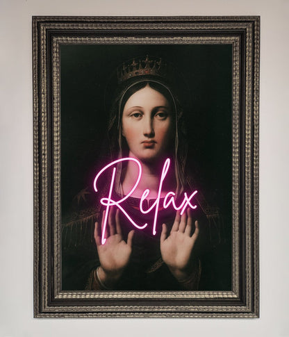 Relax Mate Framed Wall Art