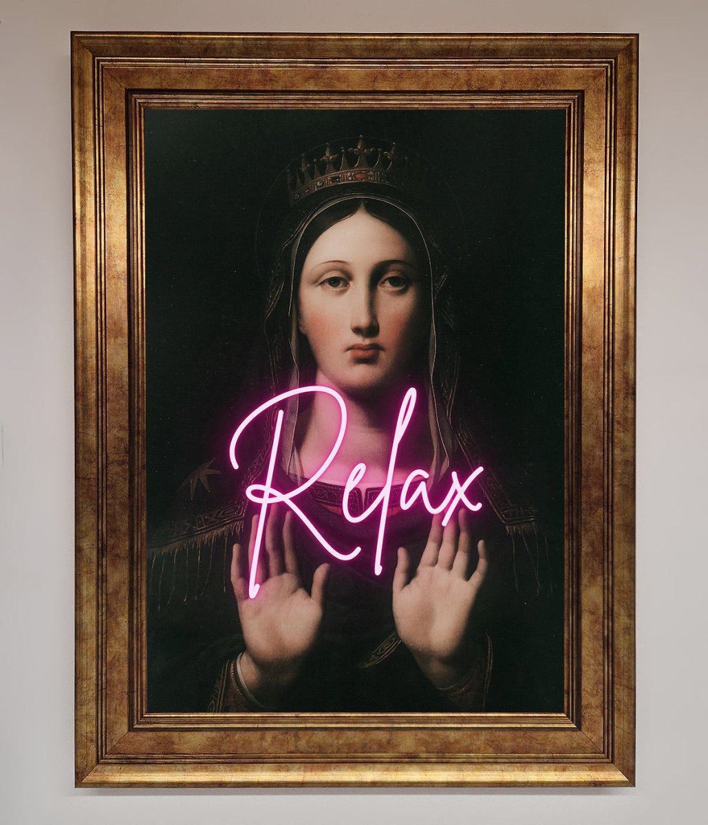 Relax Mate Framed Wall Art