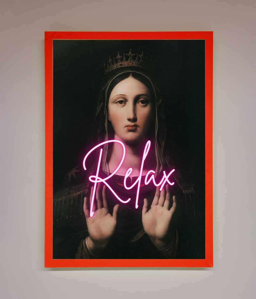 Relax Mate Framed Wall Art